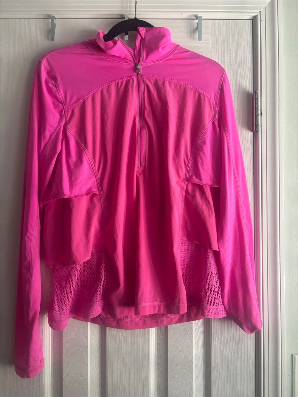 lululemon athletica Bright Pink Half-Zip Utility Jacket